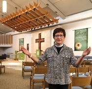 Pastor Nancy Raabe at Grace 2021